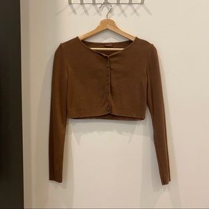 brown athliea top